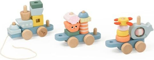 Classic World Συρόμενο Παιχνίδι Ocean Wooden Railway από Ξύλο για 12+ Μηνών