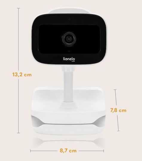 Lionelo Babyline Go Wireless Baby Monitor Camera & Audio , with Two-way Communication & Lullabies