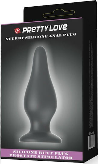 Pretty Love Sturdy Πρωκτική Σφήνα Medium Μαύρη