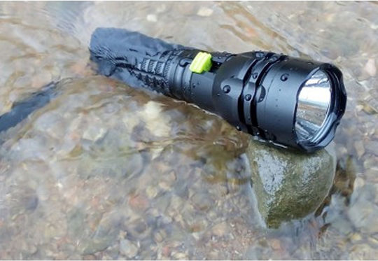 Diving Safety Light Rechargeable LED with Brightness 800lm for Maximum Depth 100m