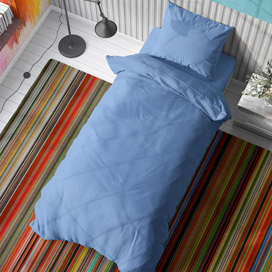 Dimcol Set Übergröße 4Stück 240x270cm Solid Sky Blue