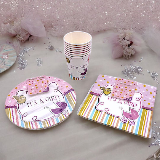 "it's A Boy!" Serving Set for Party 8pcs