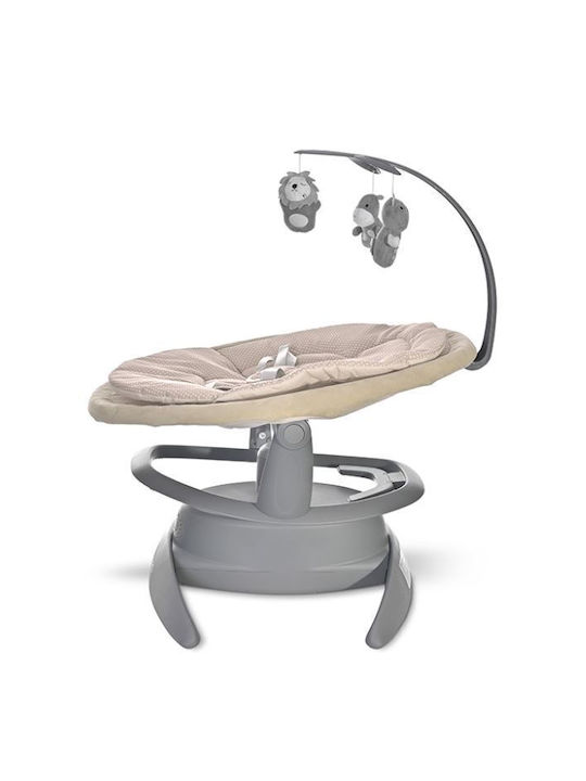 Lorelli Electric Baby Relax Toscana with Music Beige Dots for Child up to 9kg