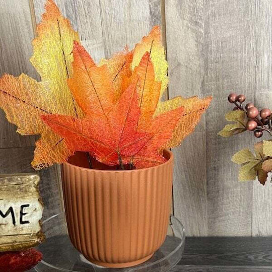 Koopman Plant Pot Ceramic Brown