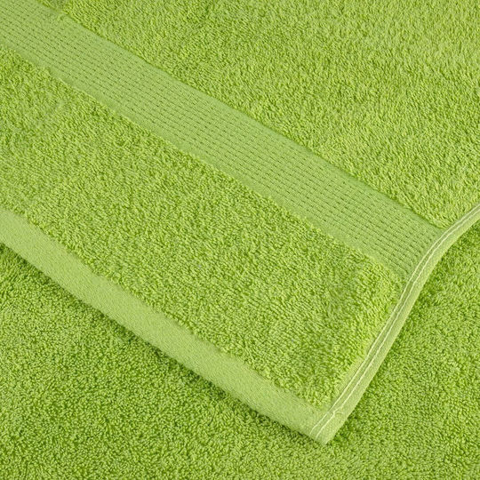 vidaXL Set 4 Hotel Pool and Beach Towels 200x80 cm 600gsm Green