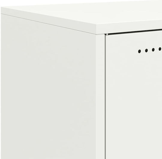 Ντουλάπι Γραφείου Μεταλλικό με Ροδάκια 68.5x39x72cm