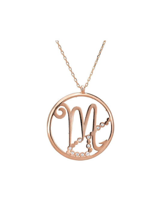 Goldsmith Necklace Zodiac Sign Scorpio from Gold Plated Silver