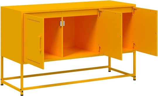 Stand TV Metalic Galben L100.5xA39xÎ60.5cm