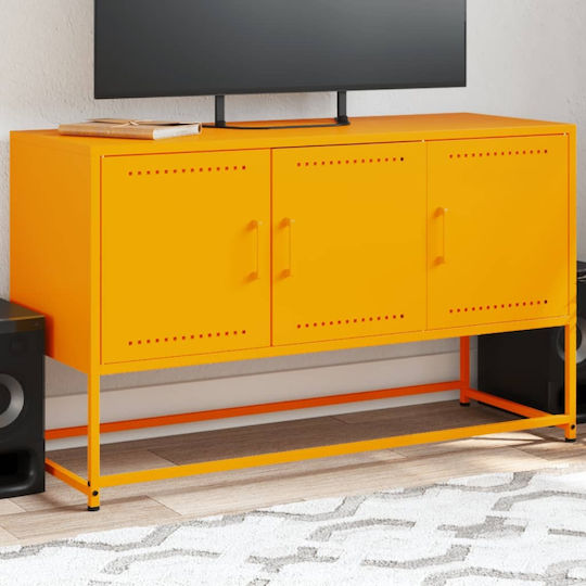 Stand TV Metalic Galben L100.5xA39xÎ60.5cm