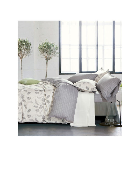 Mc Decor 546 Σετ Σεντόνια Μονά 160x260εκ. Γκρι (3τμχ)