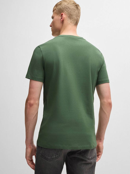 Hugo Boss Herren T-Shirt Kurzarm Grün