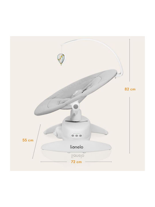 Lionelo Electric Baby Relax Iris with Music Beige Sand for Child up to 9kg