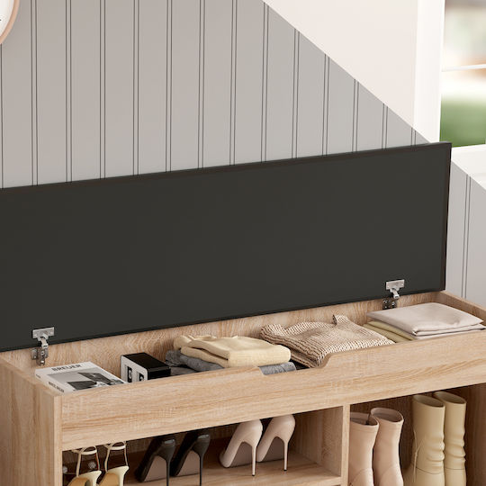 Romir Wooden Shoe Organizer Beige 100x30x44cm