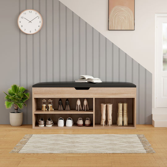 Romir Wooden Shoe Organizer Beige 100x30x44cm
