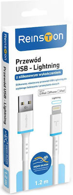 Reinston USB-A la Cablu Lightning Alb 1.2m