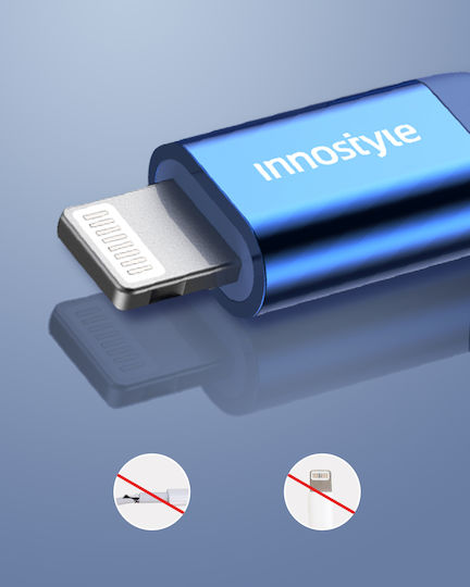 Innostyle USB-C zu Lightning Kabel Schwarz 2m (ICL150ALBLU)