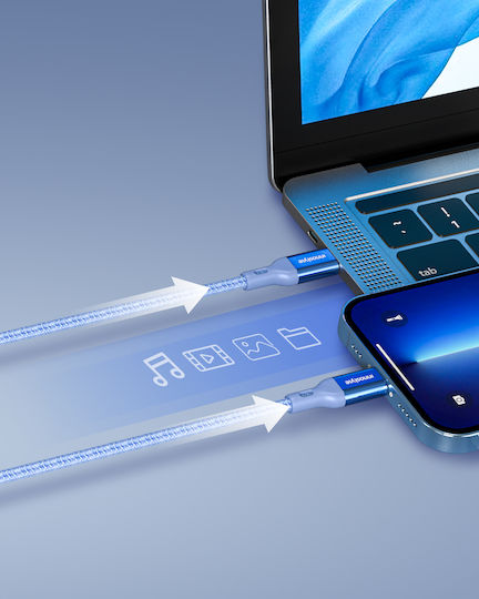 Innostyle USB-C zu Lightning Kabel Schwarz 2m (ICL150ALBLU)