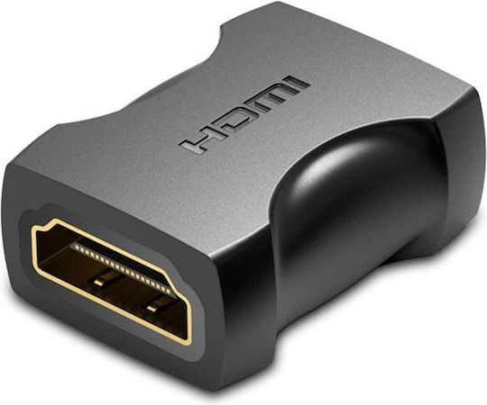 Vention Hdmi Female To Female Adapter Black 2 Pcs
