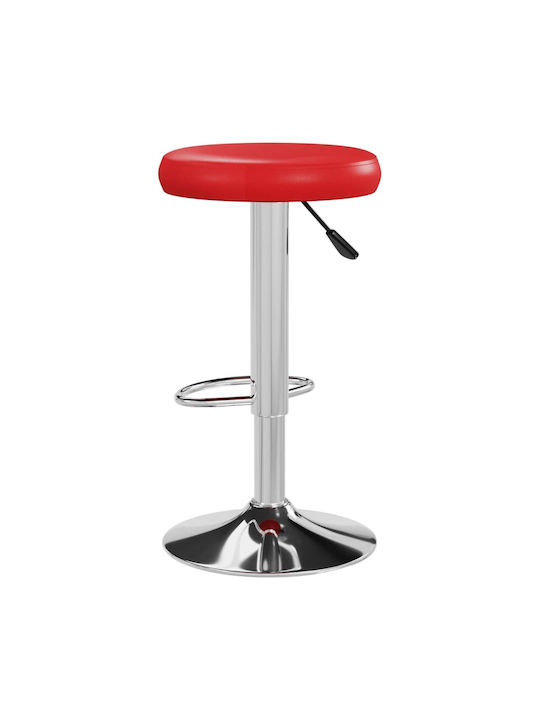 Hocker Bar mit Höhenverstellbar Red 2Stück 31x31x58-78cm