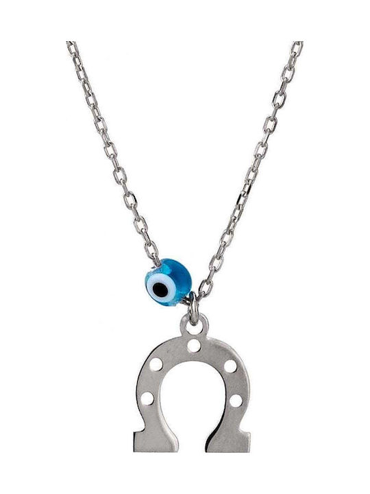 Goldsmith Halskette Bogen aus Silber
