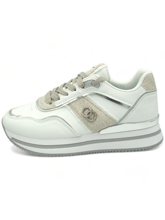 To megalo pazari Sneakers White-cream