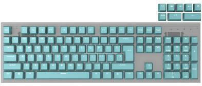 Keycaps Genesis Lead 300 Mint Double Shot