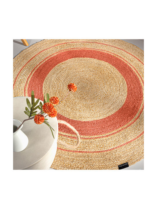 Guy Laroche Grande Rug Round Summer Coral
