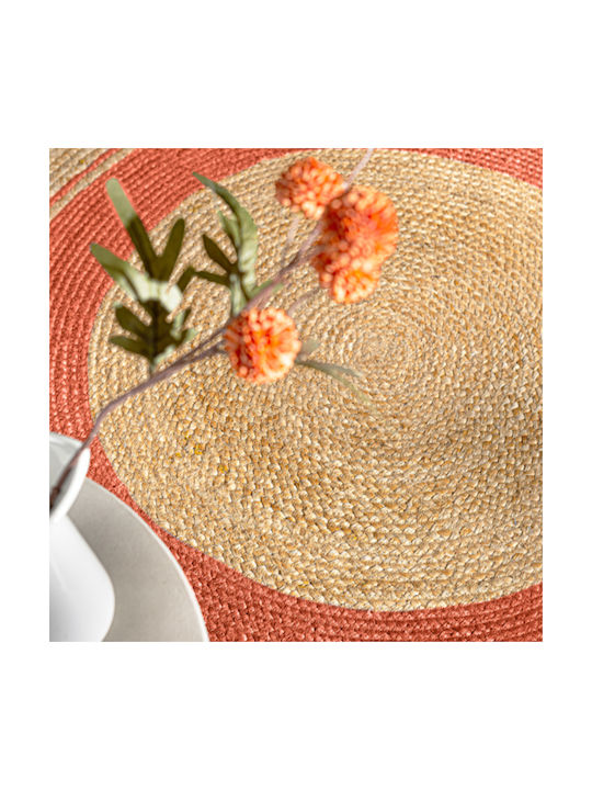 Guy Laroche Grande Rug Round Summer Coral