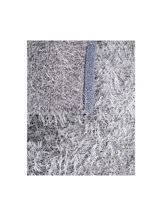 Pennie 4 Rug Rectangular Shaggy Silver