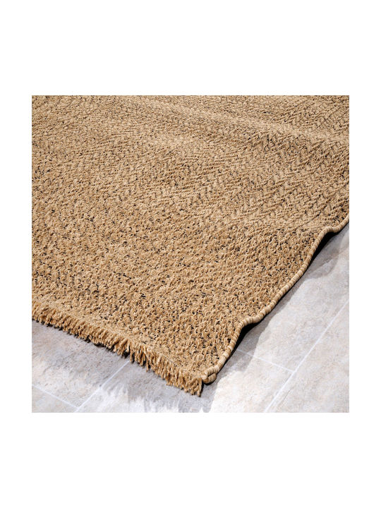 Tzikas Carpets Kenzzi 05006-778 Teppich Außenbereich Rechteckig Synthetisch,Polyester/Cotton/Leather Braun