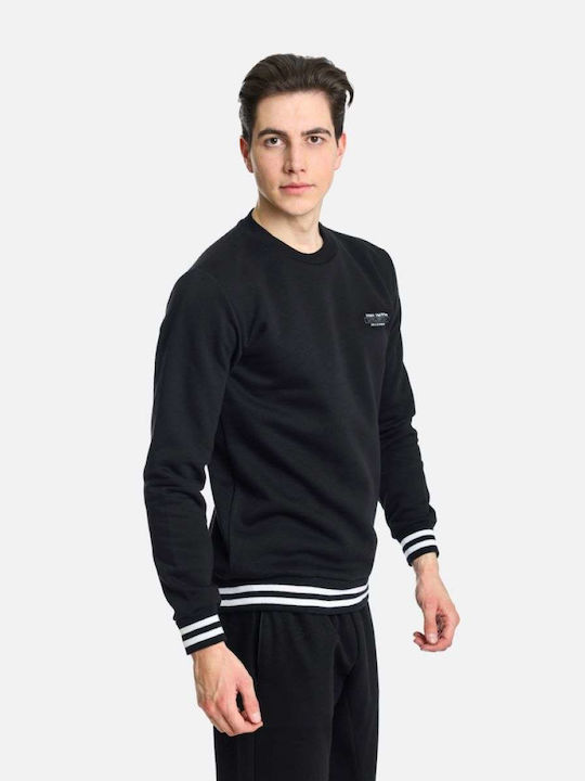 Paco & Co Herren Sweatshirt Schwarz