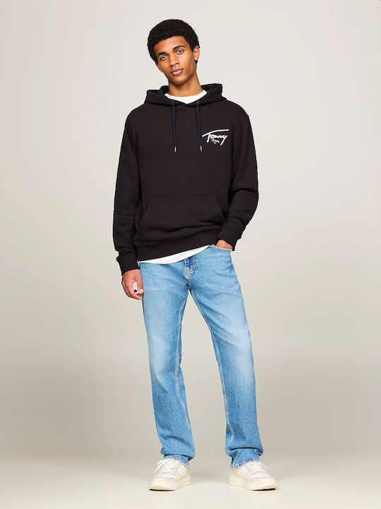 Tommy Hilfiger Men's Sweatshirt with Hood Black