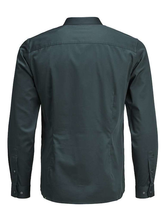 Long-sleeved Cotton Shirt Darkest Spruce