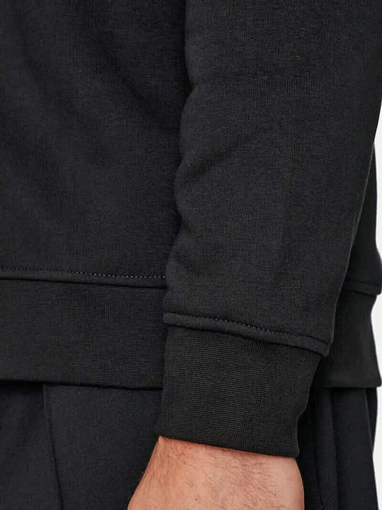 Sweatshirt with Hood Black