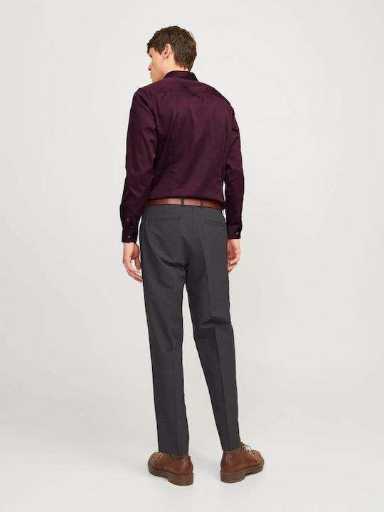 Jack & Jones Cămașă Bărbătească Burgundy