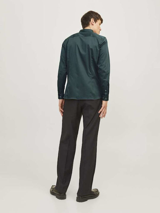 Long-sleeved Cotton Shirt Darkest Spruce