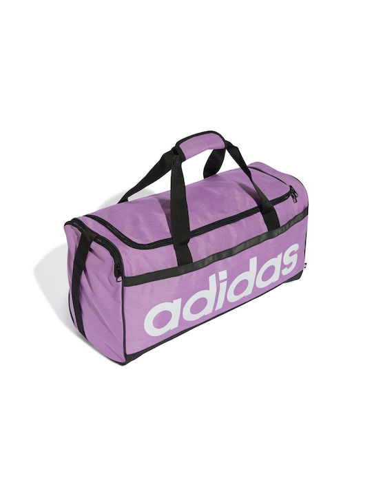 adidas Linear Duffel M Ανδρική Τσάντα Ώμου για Γυμναστήριο Μωβ