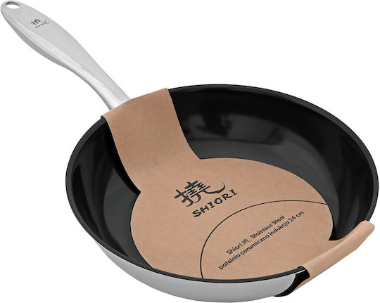 Shiori Pan made of Stainless Steel 24cm
