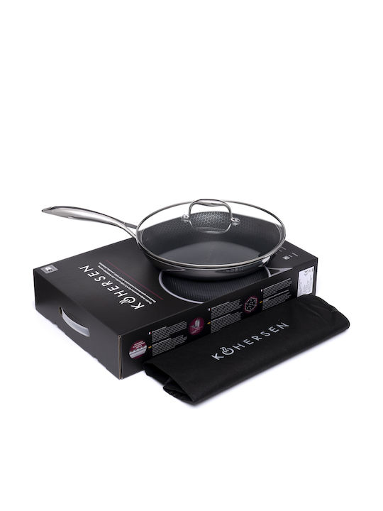 Kohersen Tigaie Black Cube Din Aluminiu Cu Capac 28cm