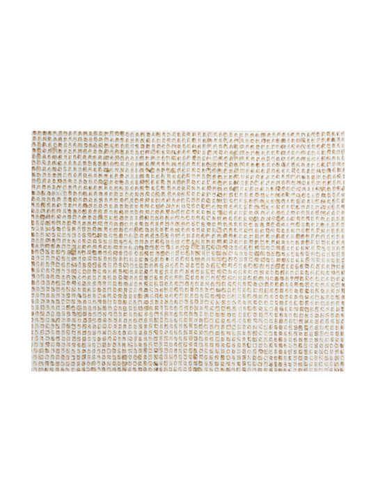 Koopman Rug Rectangular Summer from Jute White