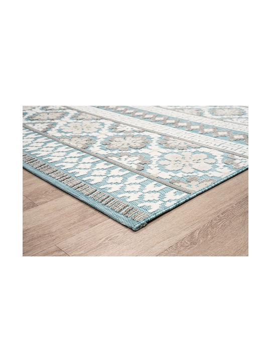 Newplan Garden 65252c Covor Rectangular Albastru deschis