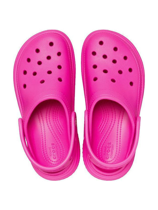 Crocs Stomp Γυναικεία Σαμπό Φούξια 209347-6TW