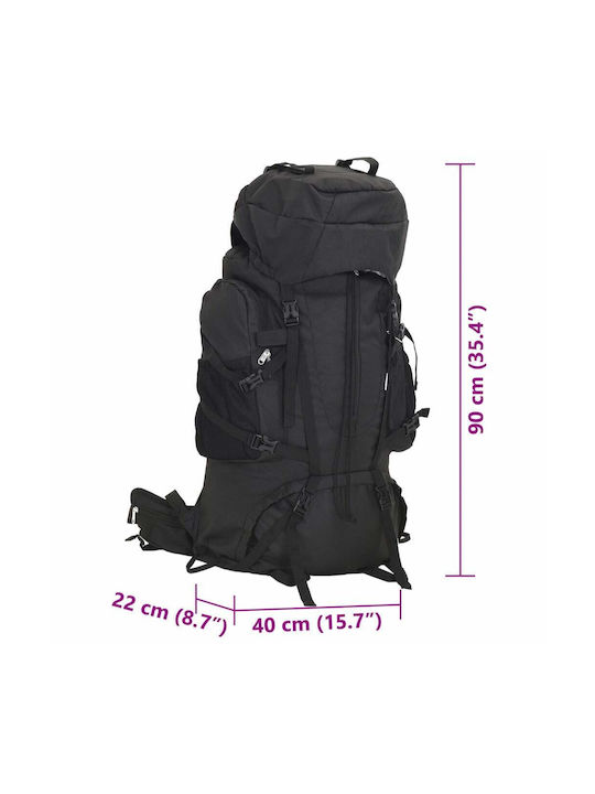 vidaXL Bergsteigerrucksack 40Es Schwarz