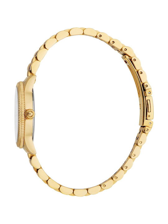 Just Cavalli Valentine's Uhr mit Gold Metallarmband