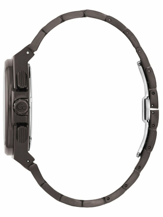 Guess Women's Watch 44mm Battery with Gray Metal Bracelet