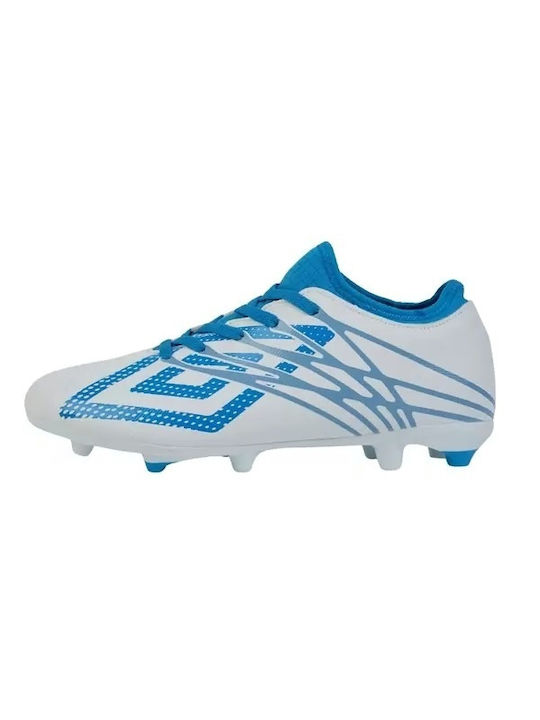 Umbro Veloce Lt Ii Fg Fußballschuhe Stollen Weiß-Blau 81840u-lnz