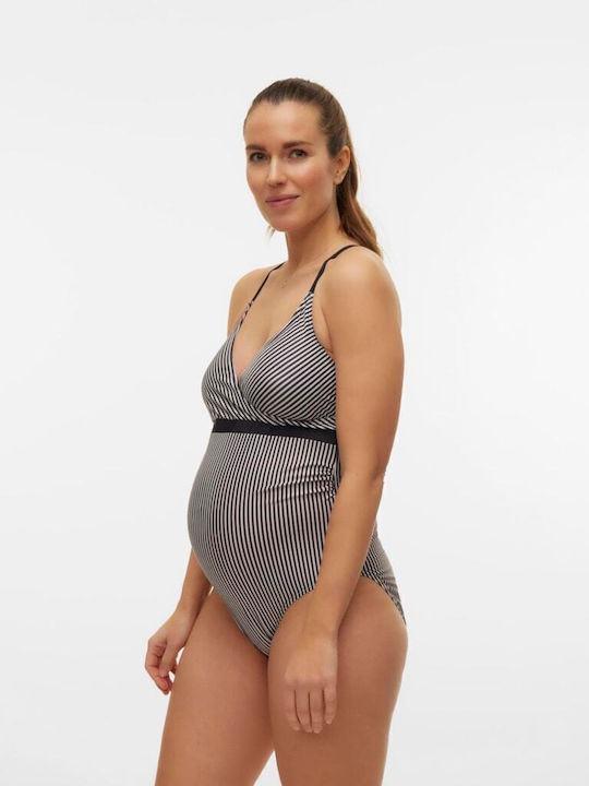 Mamalicious One Piece Maternity Swimwear Black