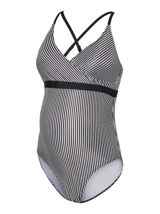 Mamalicious One Piece Maternity Swimwear Black