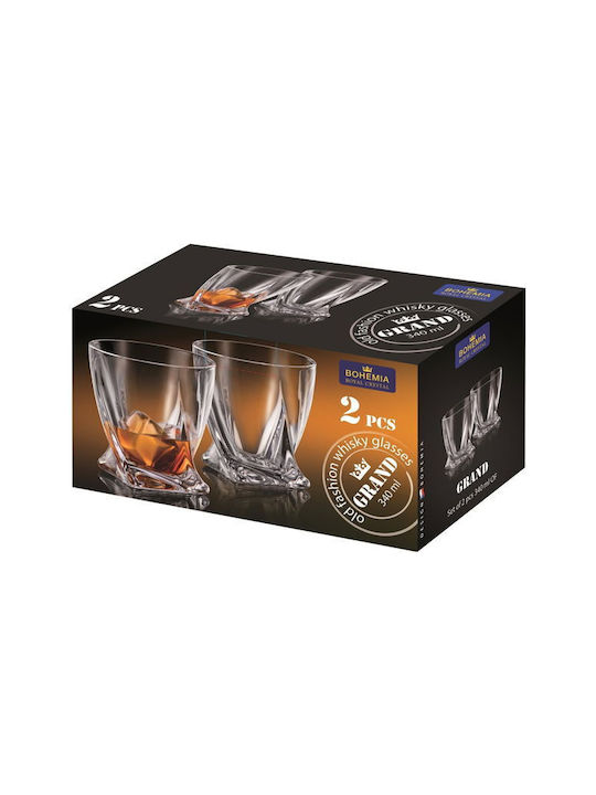 Bohemia Set of Glasses made of Crystal 340ml 2pcs