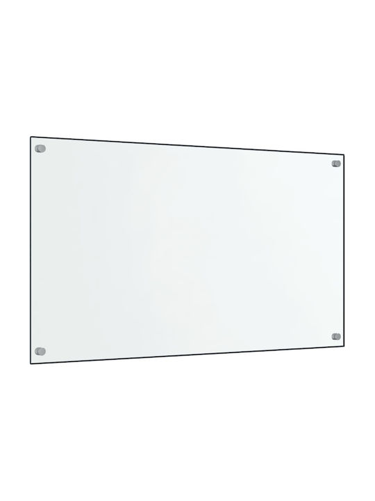 vidaXL Rectangular Back Made of Glass in Transparent Color 70x50cm 3315790 2 Pieces